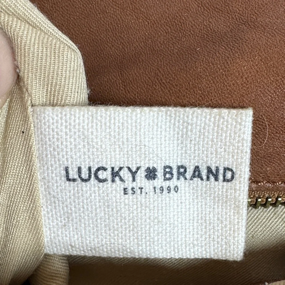 Lucky Brand Brown Leather Shoulder Bag - Picture 2 of 11